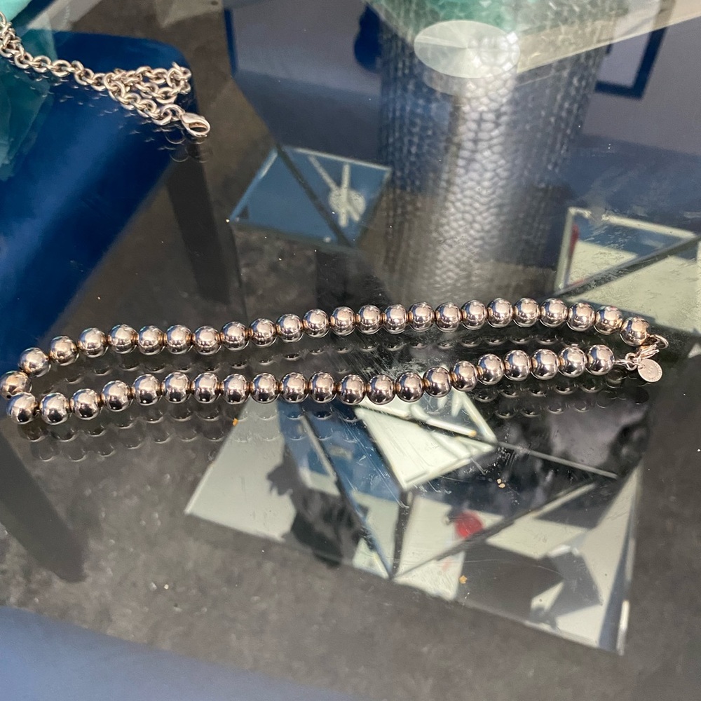 BUNDLE DEAL!! Mini heart earrings beaded necklace and oval necklace